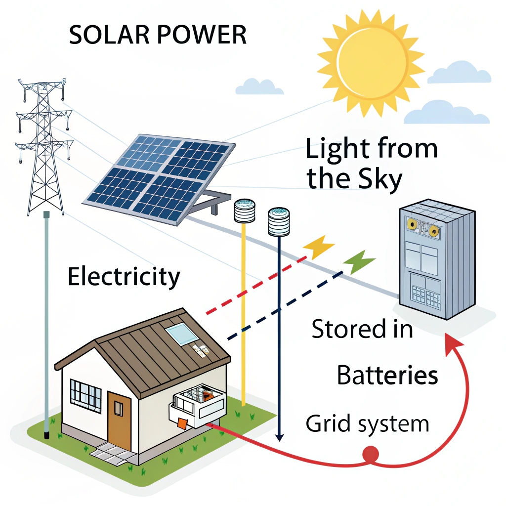 Solar Power Diagram